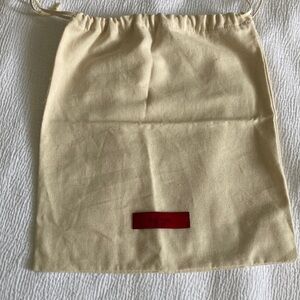 Valentino Garavani Cream Bag with Red Label
